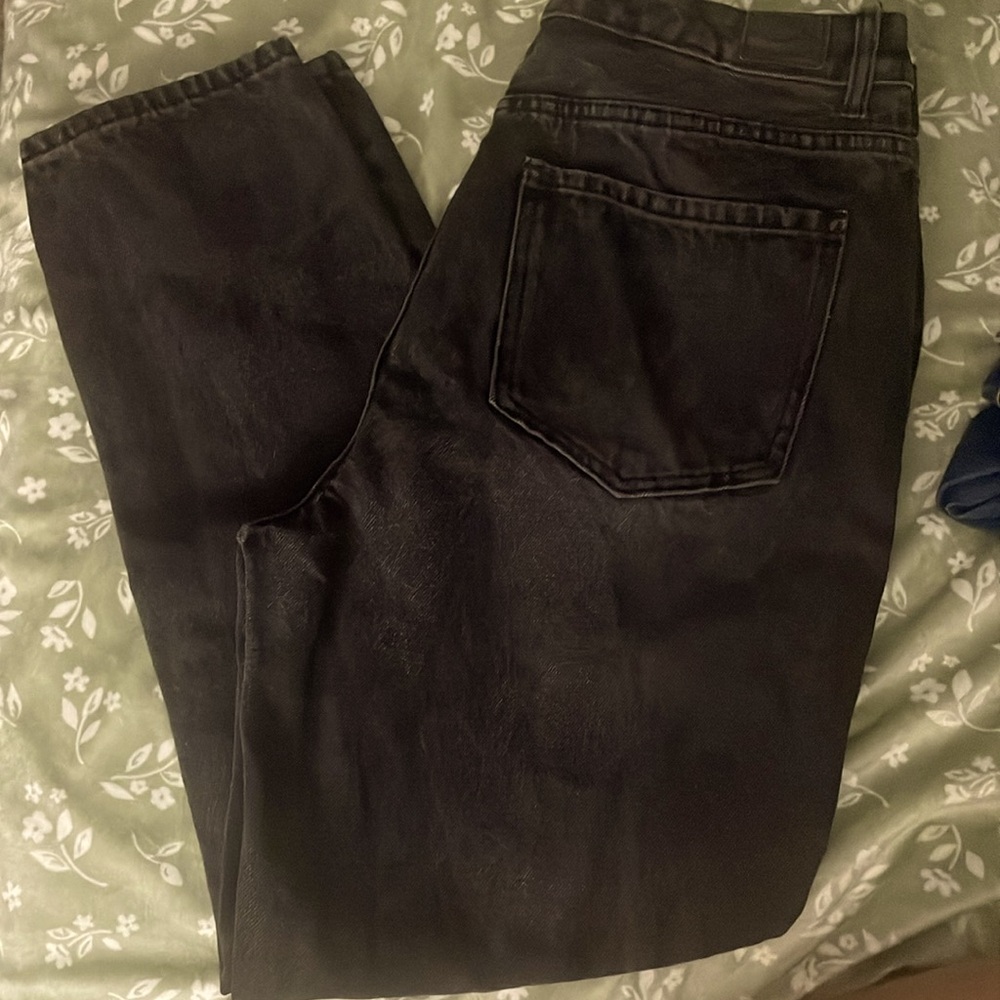 Black denim blue note jeans